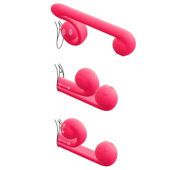 Snail Vibe Multiaction Vibrator Pink