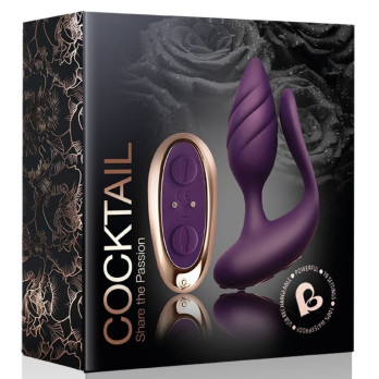 Rocks-Off Cocktail Remote Control Plug - Purple