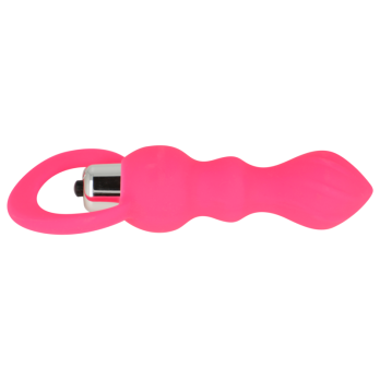 Ohmama Vibrating Butt Plug 9 Cm - Pink