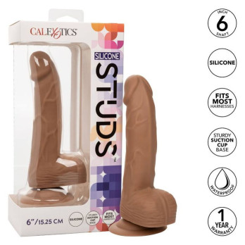 California Exotics Silicone Studs 15,24 Cm Brown