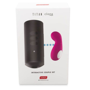 Kiiroo Titan Y Cliona Couple Set Purple