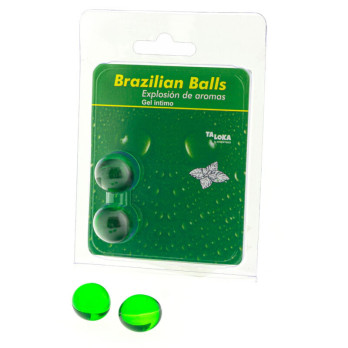 Taloka  2 Brazilian Balls Mint Intimate Gel