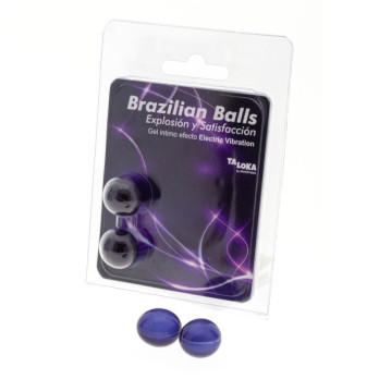 Taloka  2 Brazilian Balls Electric Vibrating Effect Exciting Gel