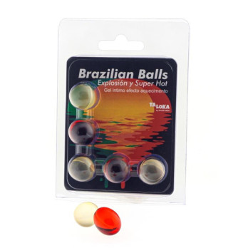 Taloka  5 Brazilian Balls Super Hot Effect Exciting Gel