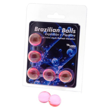 Taloka  5 Brazilian Balls Refresh Vibrating Effect Exciting Gel