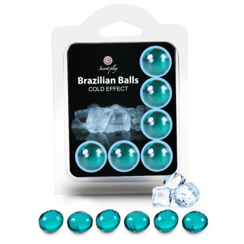 Secretplay Set 6 Brazilian Balls Cold Effect