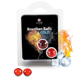 Secretplay Brazilian Balls Heat  Cold Effect 2 Units