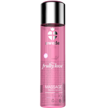 Swede Fruity Love Warming Effect Massage Oil Sparkling Strawberry Wine 120 Ml.