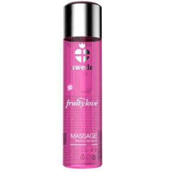 Swede Fruity Love Warming Effect Massage Oil Pink Grapefruit With Mango 60 Ml.