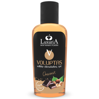 Luxuria Voluptas Edible Massage Gel Warming Effect  Choconut 100 Ml