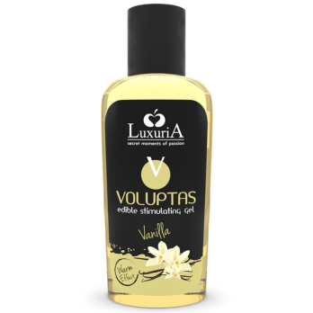 Luxuria Voluptas Edible Massage Gel Warming Effect  Vanilla 100 Ml