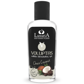 Luxuria Voluptas Edible Massage Gel Warming Effect  Coconut And Cream 100 Ml