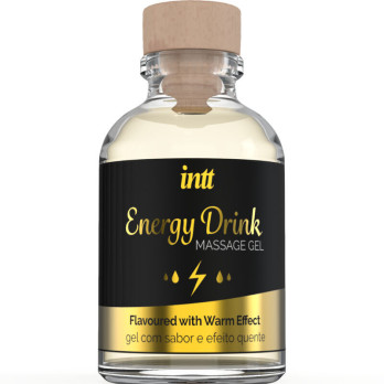 Intt  Massage Gel With Flavored Energy Ca Drink And Heating Effect