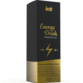 Intt  Massage Gel With Flavored Energy Ca Drink And Heating Effect