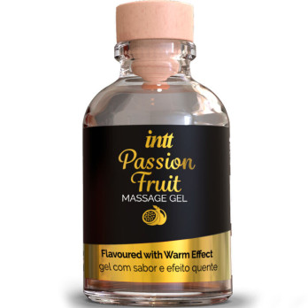 Intt  Passion Fruit Flavored Massage Gel With Heat Effect