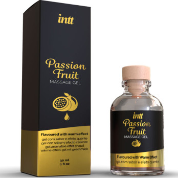 Intt  Passion Fruit Flavored Massage Gel With Heat Effect