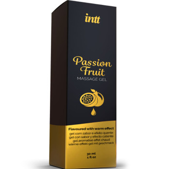 Intt  Passion Fruit Flavored Massage Gel With Heat Effect