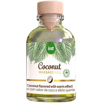 Intt  Vegan Massage Gel With Coconut Flavor And Heating Effect