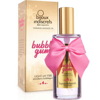 Bijoux Indiscrets  Light My Fire Massage Oil Heat Effect Gum Flavor