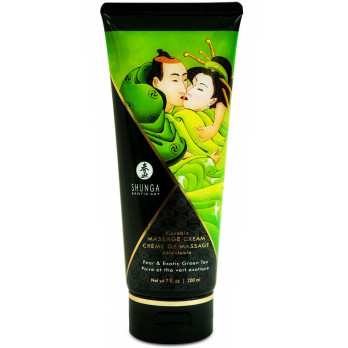 Shunga  Pear  Green Tea Massage Cream 200 Ml