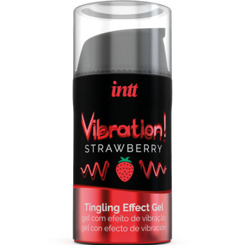 Intt  Powerful Intimate Stimulant Liquid Vibrating Gel Strawberry 15Ml