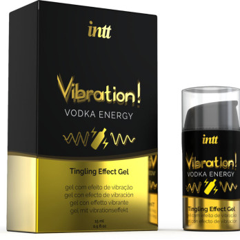 Intt  Powerful Intimate Stimulant Liquid Vibrating Gel Vodka 15Ml