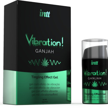 Intt  Powerful Intimate Stimulant Liquid Vibrating Gel Cannabis 15Ml