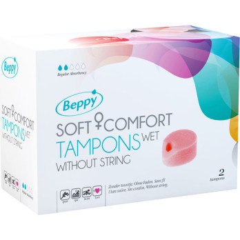 Beppy  Soft Comfort Tampons Wet 2Units