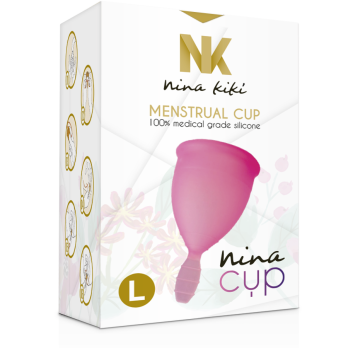 Nina Cup Menstrual Cup Size Pink L