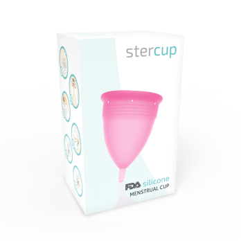 Stercup Menstrual Cup Size L Pink Color Fda Silicone