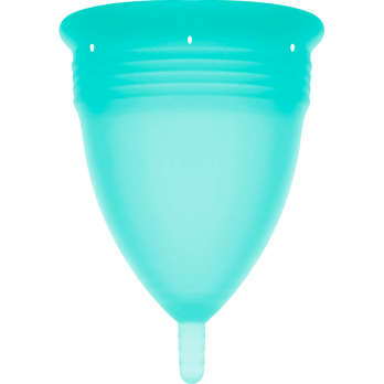 Stercup Menstrual Cup Size L Aquamarine Color Fda Silicone