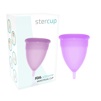 Stercup Menstrual Cup Size S Purple Color Fda Silicone