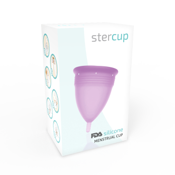 Stercup Menstrual Cup Size S Purple Color Fda Silicone