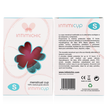 Intimichic™  Menstrual Cup Medical Grade Silicone Size S