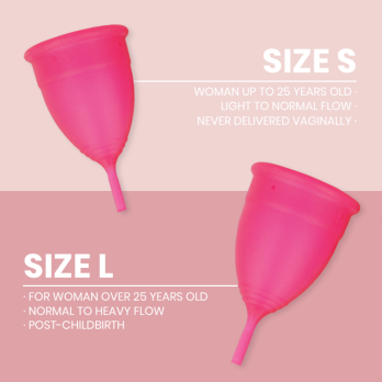 Intimichic™  Menstrual Cup Medical Grade Silicone Size S