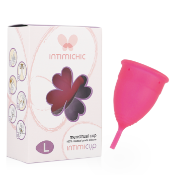 Intimichic™  Menstrual Cup Medical Grade Silicone Size L