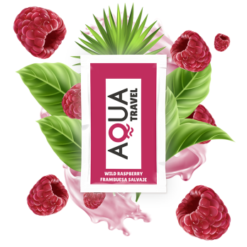 Aqua Travel Wild Raspberry Flavour Waterbased Lubricant  6 Ml