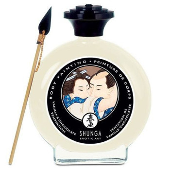 Shunga  Vanilla And Chocolate Body Paint.