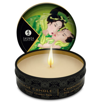 Shunga  Mini Caress By Candelight Massage Candle T Green 30 Ml