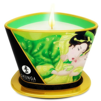 Shunga  Mini Caress By Candelight Massage Candle T Green 170 Ml