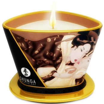 Shunga  Mini Caress By Candelight Chocolate Massage Candle 170 Ml