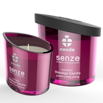 Sweede Senze Ecstatic Massage Candle  Jasmine, Ylang Ylang