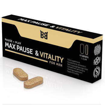 Blackbull By Spartan™  Max Pause  Vitality Retardant For Men 4 C Psulas