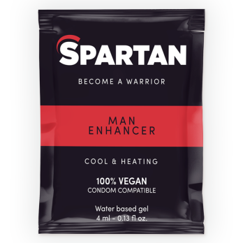 Spartan™  Male Enhancer Gel HotCold Effect 100% Vegan 4Ml