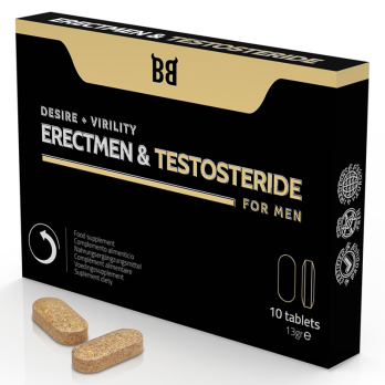 Blackbull By Spartan™  Erectmen  Testosteride Power And Testosterone For Men 10 C Psulas