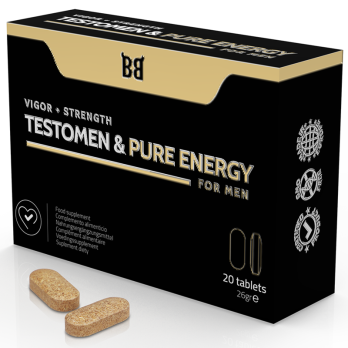 Blackbull By Spartan™  Testomen  Pure Energy Enhancer For Men 20 C Psulas