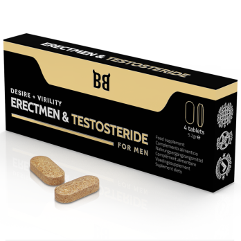 Blackbull By Spartan™  Erectmen  Testosteride Power And Testosterone For Men 4 C Psulas