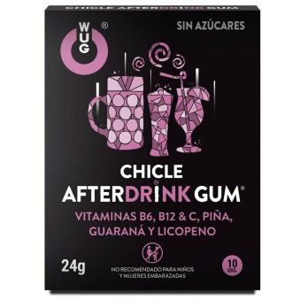 Wug Gum After Drink Hangover 10 Units