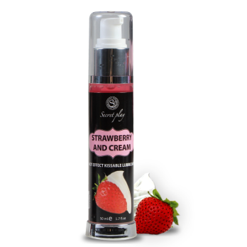 Secretplay Lubricant 21 Heat Effect Strawberry  Cream 50Ml