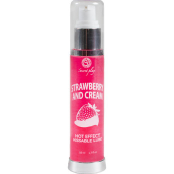 Secretplay Lubricant 21 Heat Effect Strawberry  Cream 50Ml